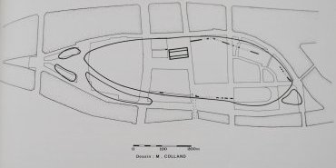 Lutèce avec enceinte à l'Île de la cité