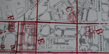Détail de Lutèce avec Forum et Théâtre et Thermes de Cluny
