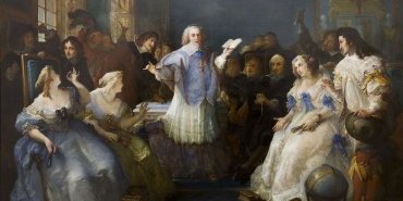 Un des premiers salons : L'hôtel de Rambouillet