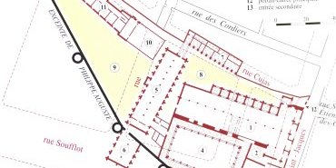 Plan du couvent dominicain (les Jacobins)