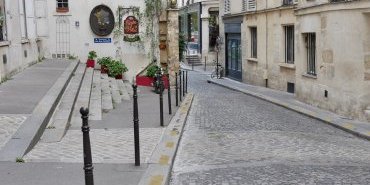 Tracé de l'enceinte romaine, île de la cité